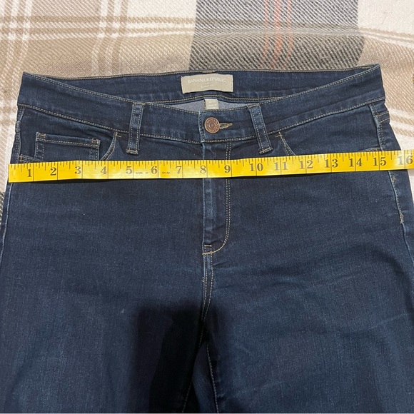 Banana Republic Factory Dark Wash Skinny Fit Jean Size 10 30 - Picture 11 of 14